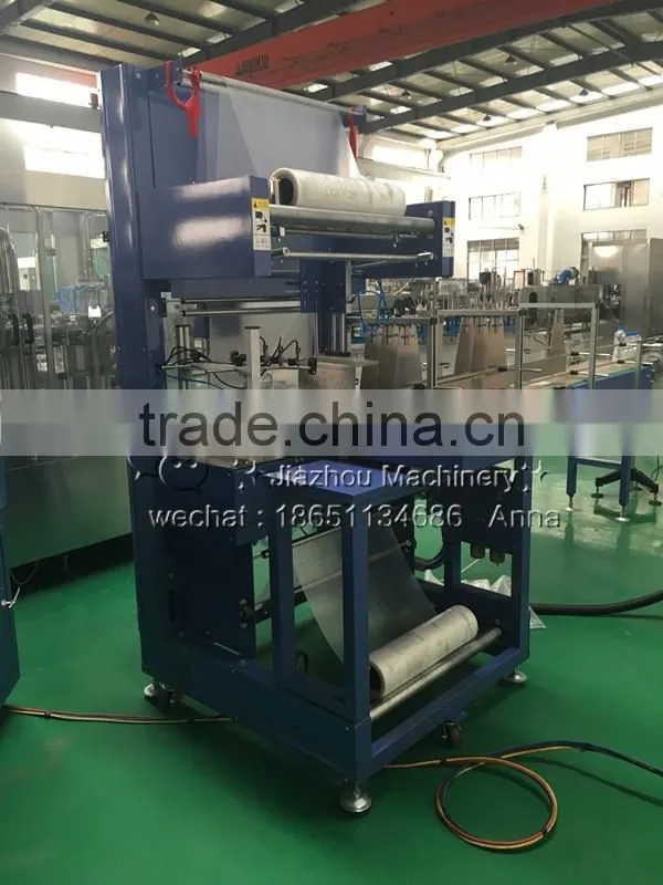 Semi Automatic PE Film Shrink Wrapping Machine sleeve Wrapper