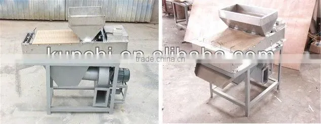 compact structure and stable running dry method peanut peeling machine