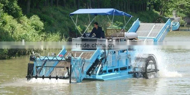 Aquatic weed harvester/Garbage salvage ship/ lake automatic cleaning machine