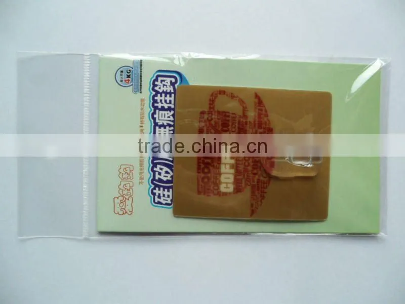 Fashion silicone houseware removable Decorative hook