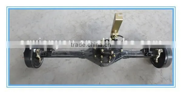 Cargo tricycle rear axle differential