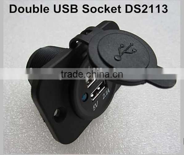 Panel Mount Dual USB Socket