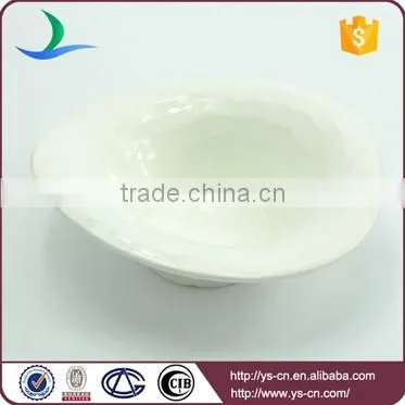 Wholesale custom white porcelain food bowl set