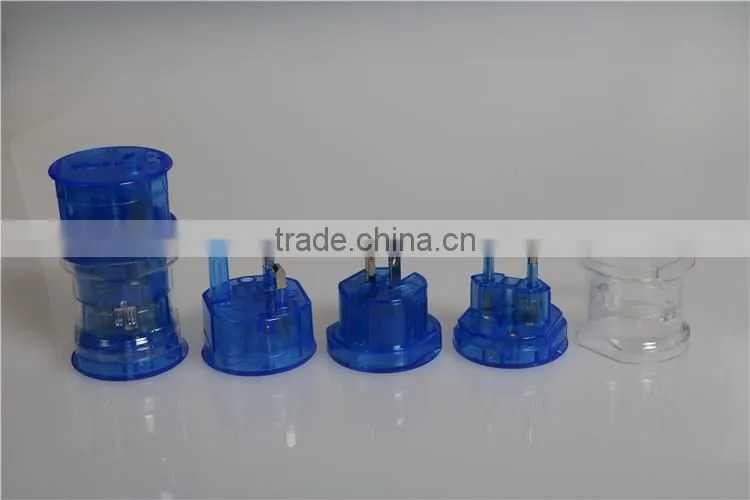 all in one universal international plug adapter world travel SY-02 DC power adapter 1european plug ac switching
