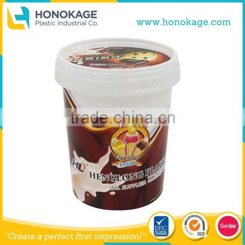 High quality IML ice cream packaging manufacturers,ice cream containers and packaging suppliers