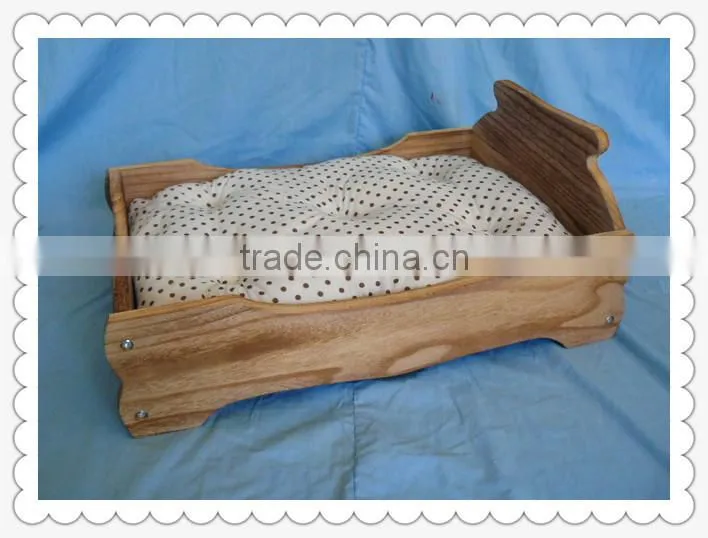 cheap lovely customized wooden pet bed wholesale