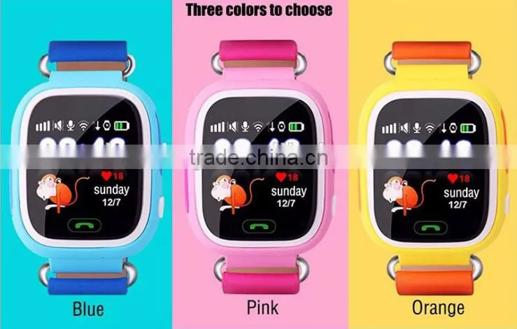 Q50/Q90 Smart Tourch GPS Watch For Kids with Russian and English Language
