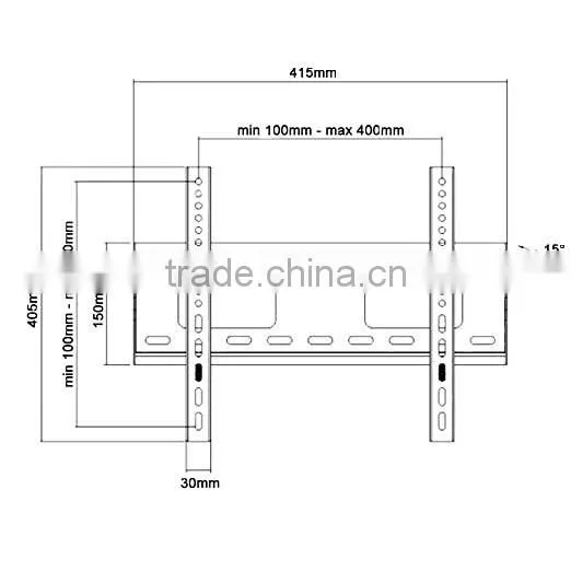Retractable Wall Mount TV Bracket