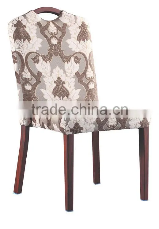 Factory directsale upholstered stackable hotel dining chair in aluminum QL-B905