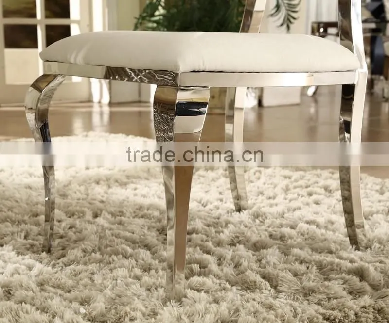 Modern design stainless steeel dining chair home furniture