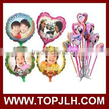 Wholesale latex advertising foil balloon with custom logo