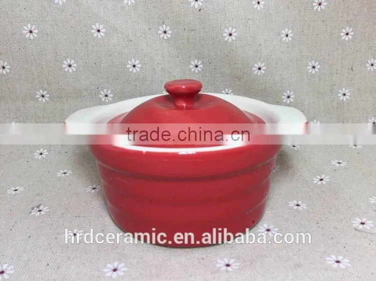 Stocked Industrial ceramic Soup pot Milk Pot Dessert bowl