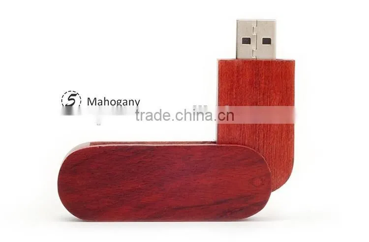 Newest present wooden box bulk general u-disk pen usb flash drive