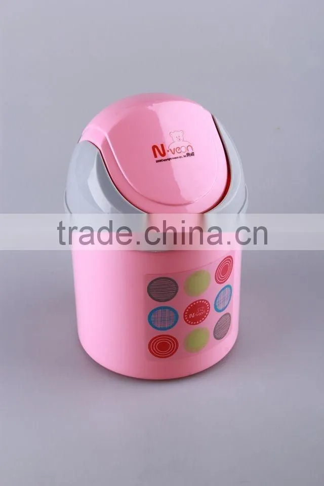 Rubbish Bin Household Garbage Can/Plastic Trash Can