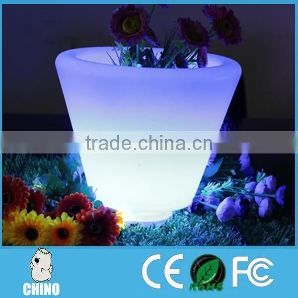 Wireless RGB color LED Flower pot /Ice Bucket