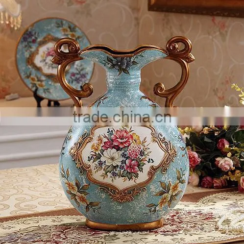 BISINI Luxury European Style Porcelain Vase