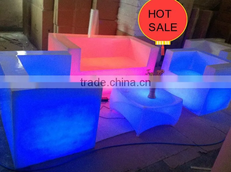 led lighting table set/bar tables for sale/led lighting furniture