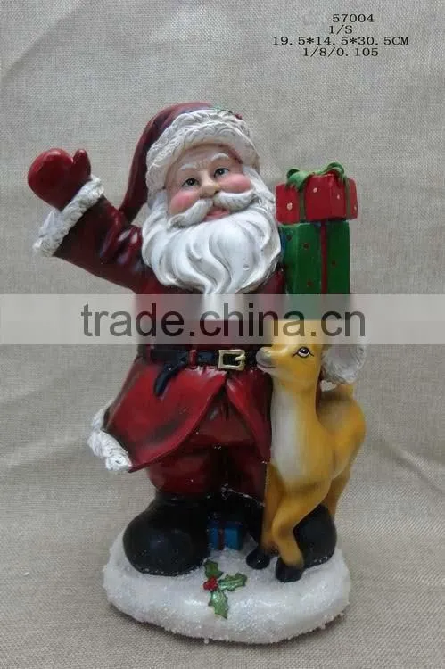 christmas resin santa claus resin christmas ornaments wholesale