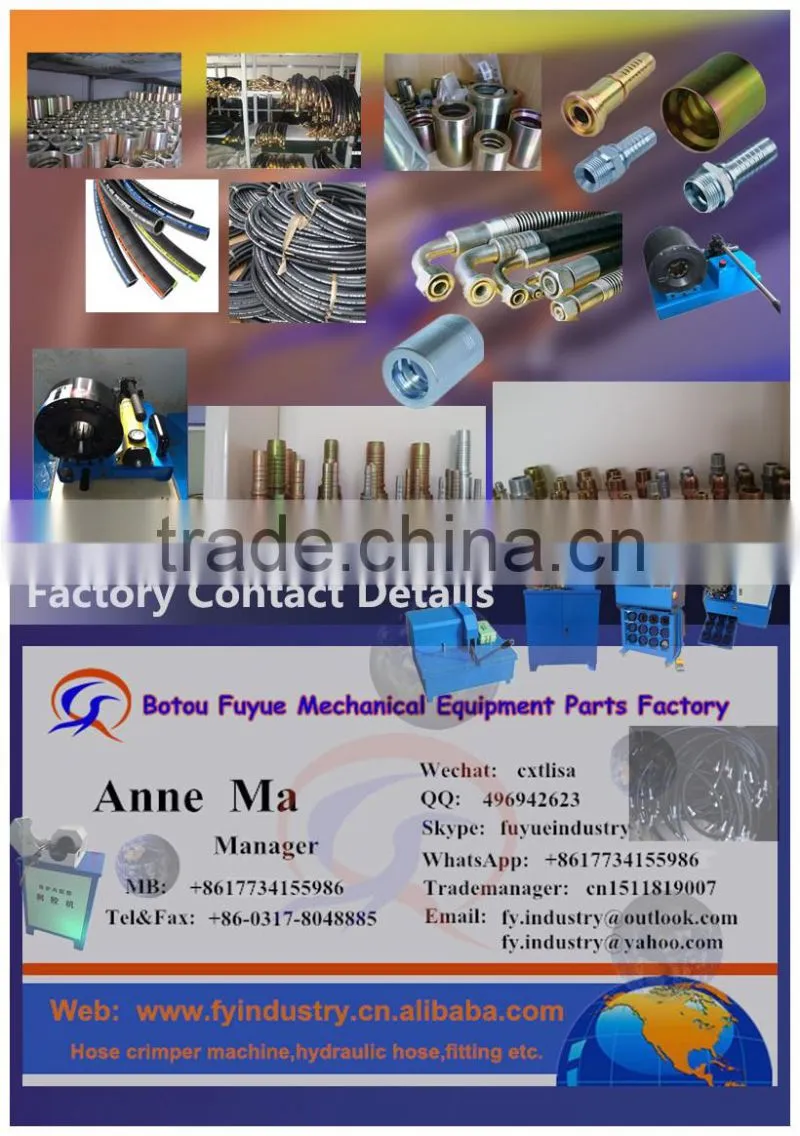FY69 hose machine 51mm hydraulic Rubber Hose crimping machine/crimper