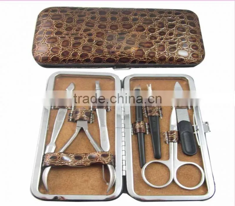 Elegant Design 7pcs Stainless Steel Manicure Pedicure