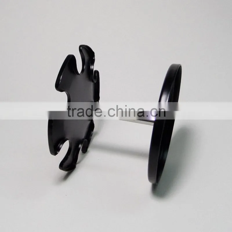 Quality office all metal 6pcs stamp holder