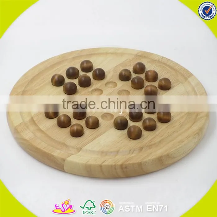 wholesale baby wooden checkers popular kids wooden checkers interesting children wooden toy checkers W11A034