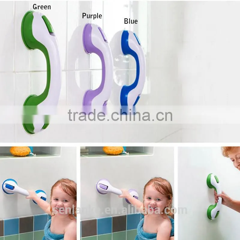 2014 Hot sale Suction Cup plastic TV Bathroom Bath Grab Bar