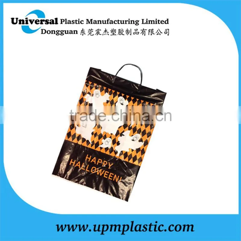 plastic bag for shopping with clip handle