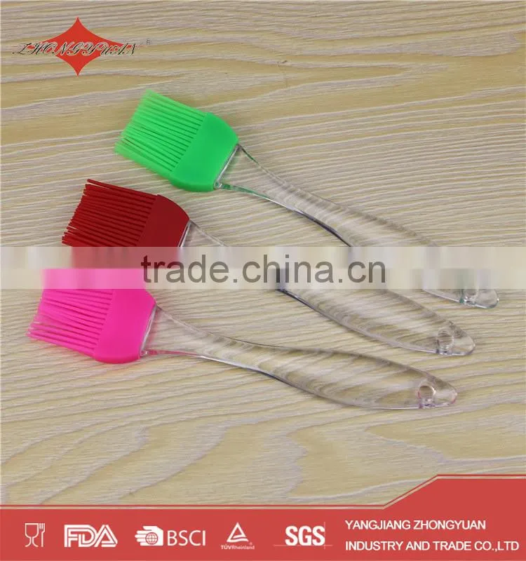 High quality translucent cucurbit shape handle silicone brush
