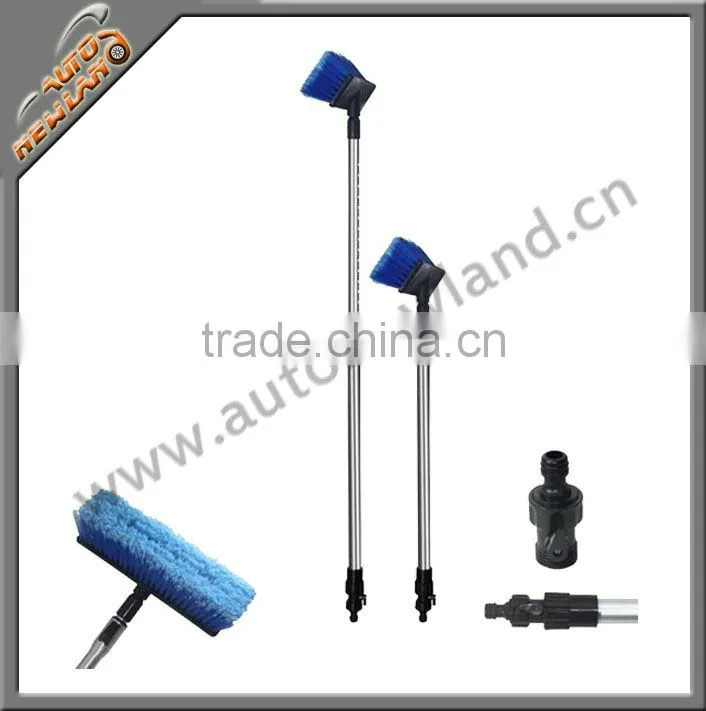 telescopic water flow car wash brush