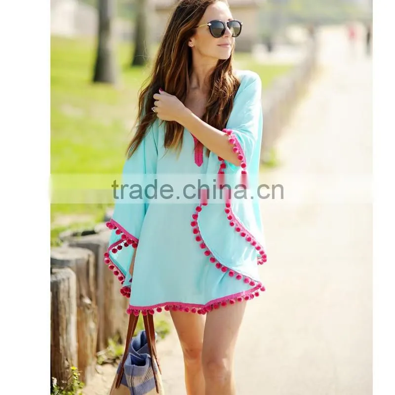 Romantic Beach Sunscreen Saida De Praia Swimwear Bikini Beach Cover Up Summer Swimsuit Cover Up Hot Summer Beach Wear for Women