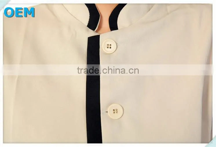 2016 OEM hotel waitress uniform staff uniform high quality