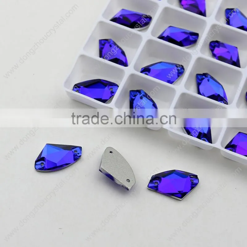 Irregular sew on rhinestones applique on clothing,sewing rhinestone for dresses/jewelry/bags/shoes