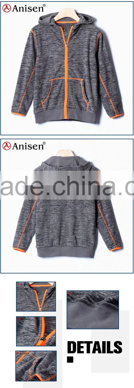 manufacturer design winter windbreaker fleece kids jacket