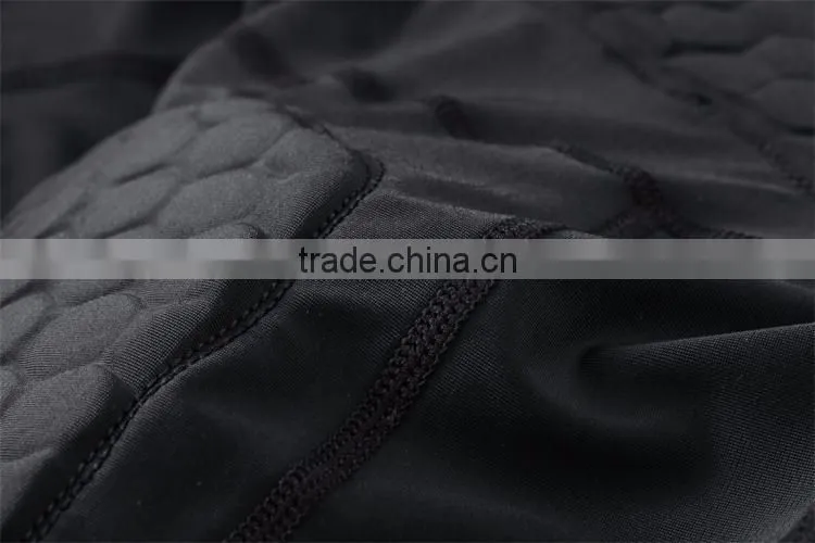 2016 custom made clothing manufacturers men's padding compression shirt design