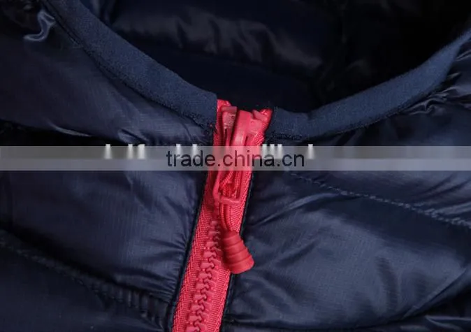 customize fashion women hoody winter warm down jacket/lovers' ladies nylon down feather coat