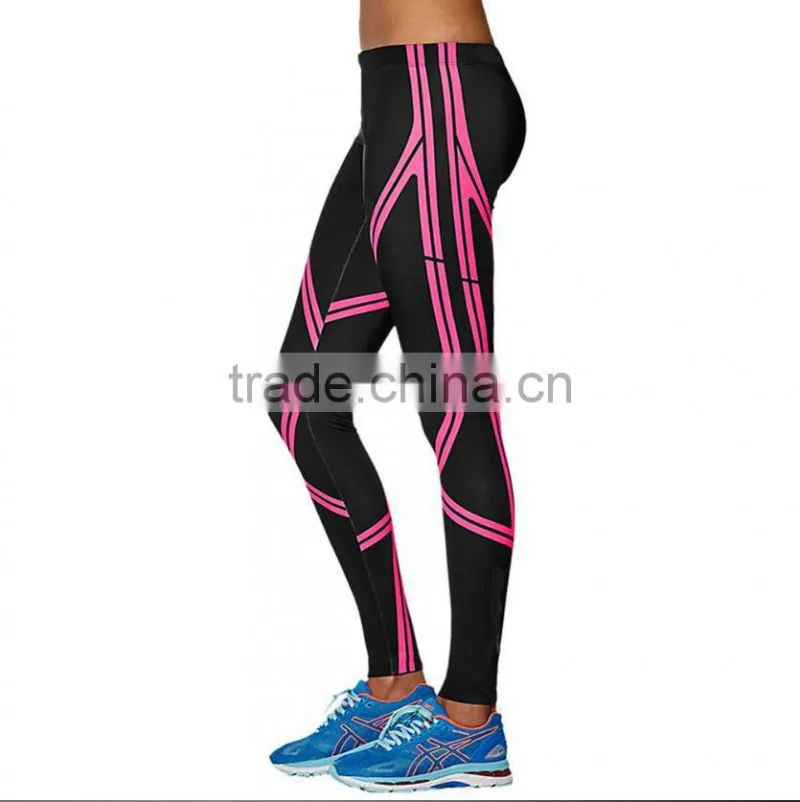 Wholesale Colorful Polyester Sports Body Building Wear Yoga Pants Womens