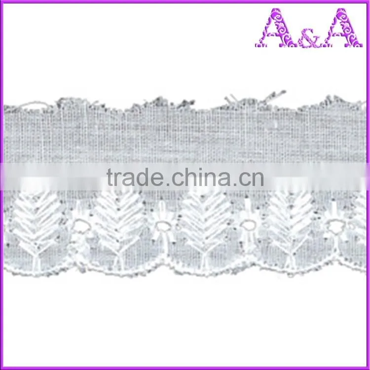 3 INCH T/C Lace Embroidery Trim,AFRICAN LACE