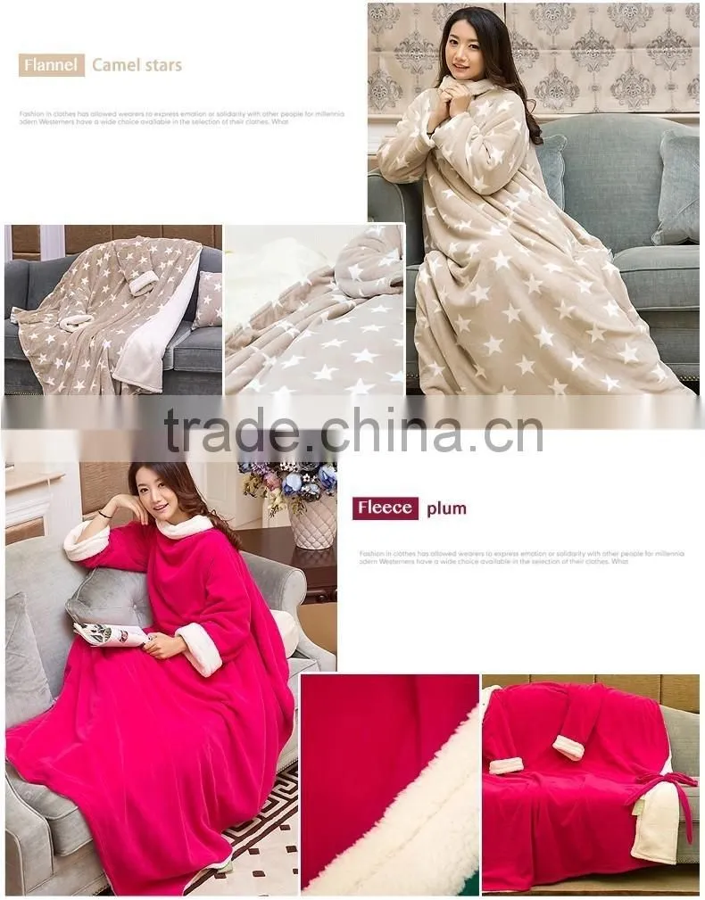 Thick thernal wholesale throw blanket