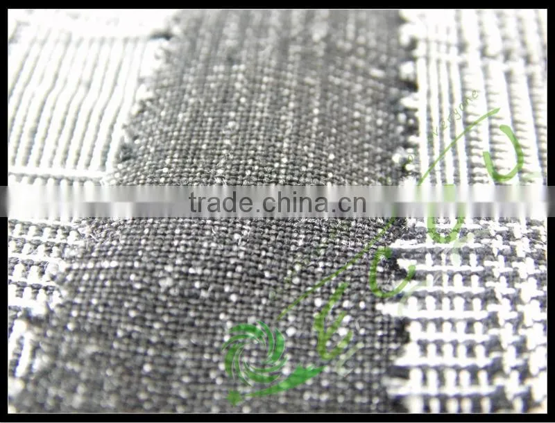 100% linen yarn dyed fabric