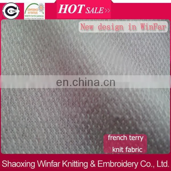 Winfar Knitting Textile Knitting Polyester Rayon French Terry Fabric