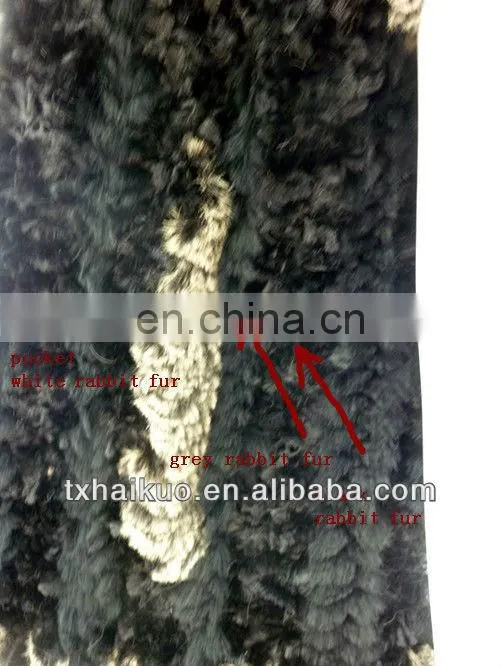 Fashion women rex rabbit fur vest