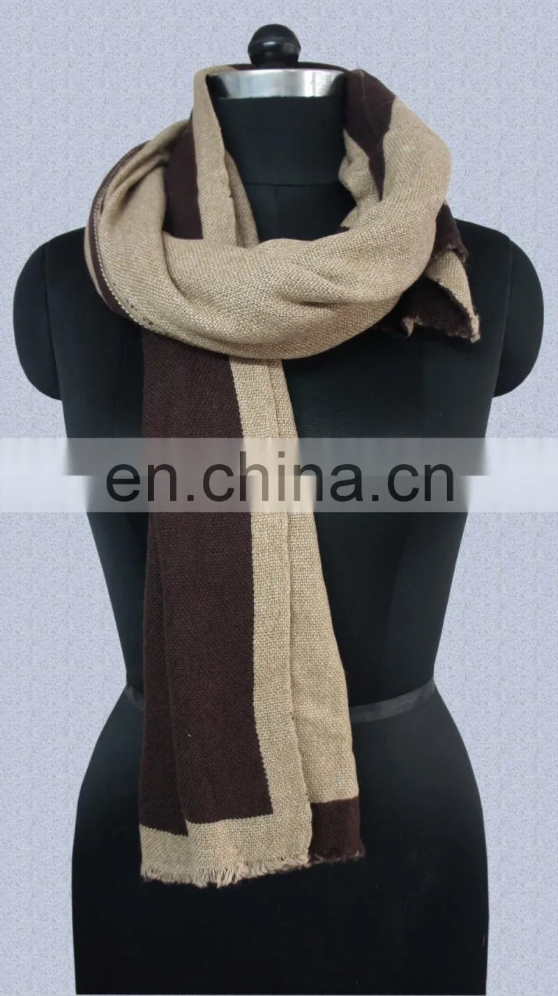 Pashmina Wool Double Face Scarves 2017