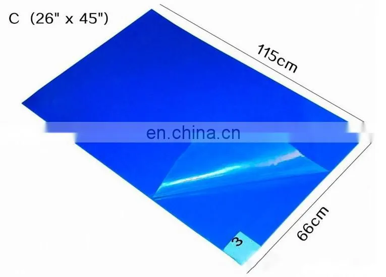 Hot selling made in China sticky mat antistatic cleanroom use sticky mat C0201