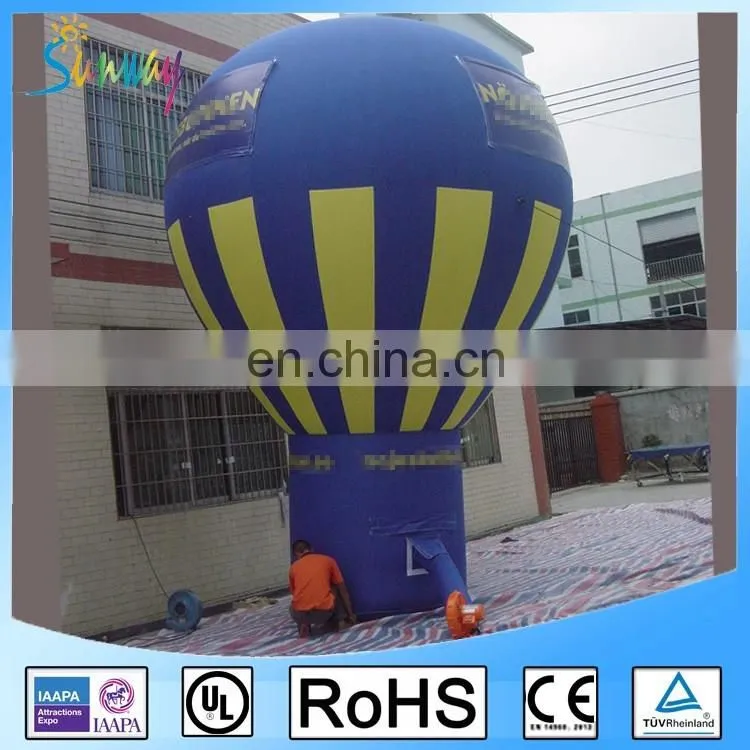 Sunway Advertising 6m Inflatable Colorful Ground Balloons