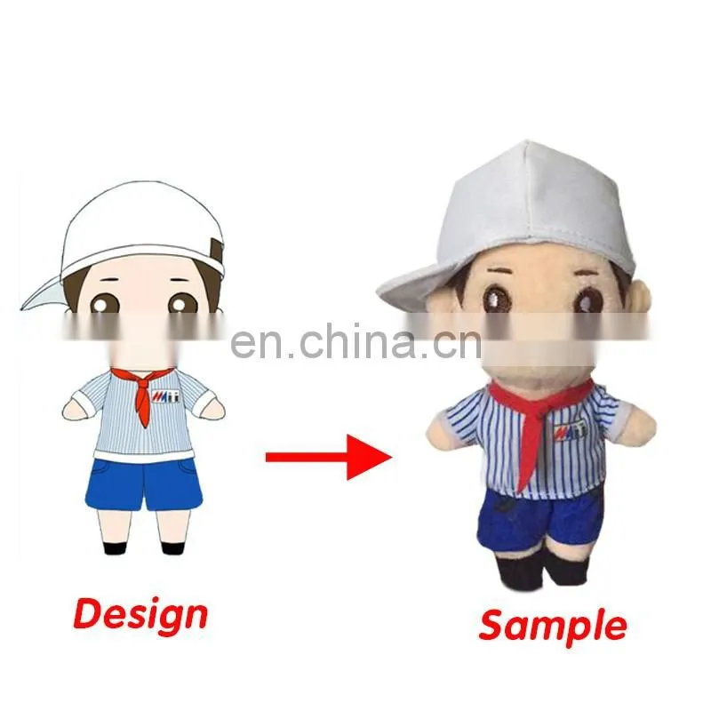 Wholesale Custom Soft Plush Stuffed Figure Toys Doll