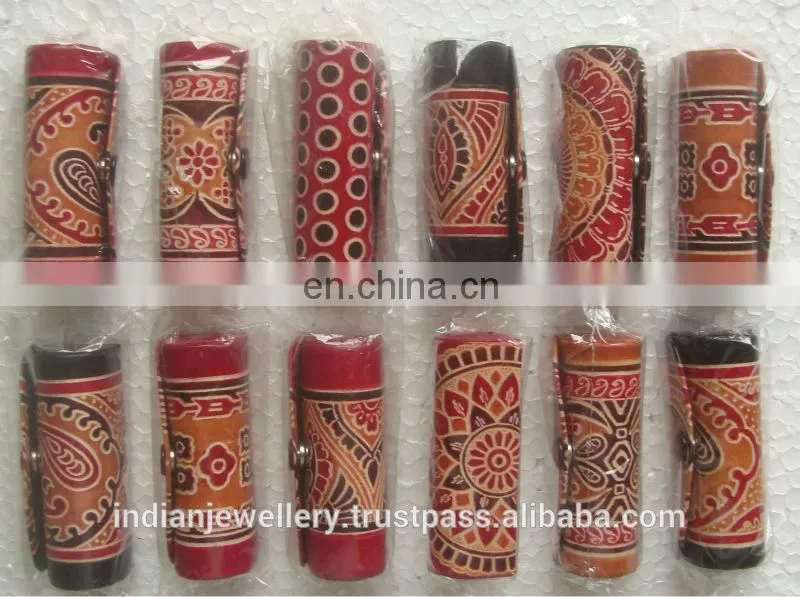 Designer leather lipstick case manufacturer, original leather lipstick case exporter