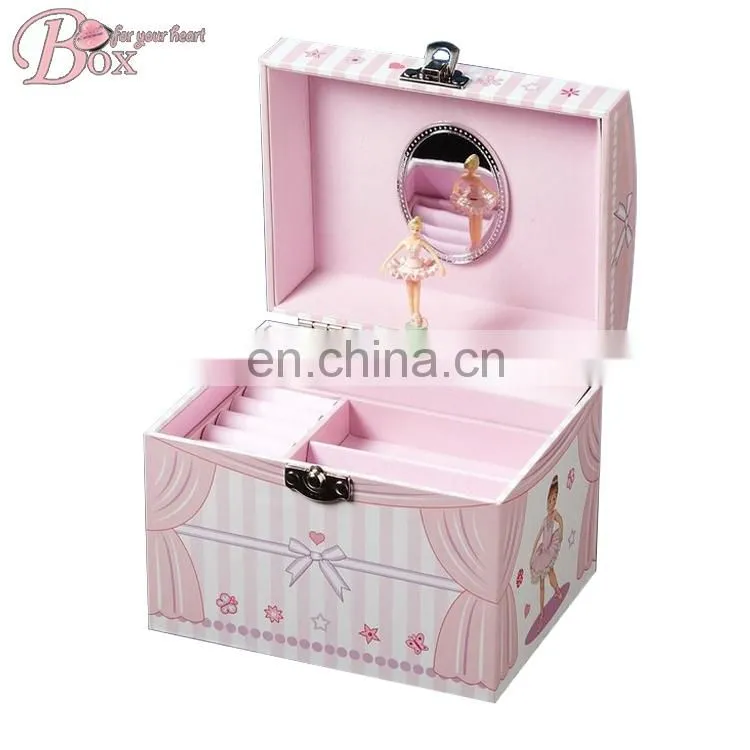 Wholesale Cheap GIrls Music Box GIft Storage Box with Ballerina