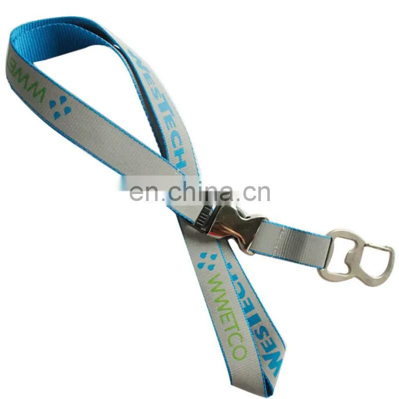 2013 Free customized woven imprint lanyards