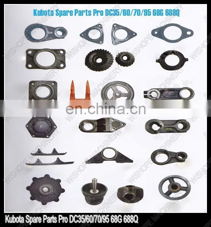 Factory Price of Kubota Combine Rice Harvester Spare Parts
